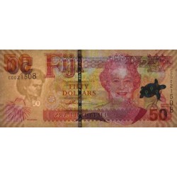 Fidji - Pick 113a - 50 dollars - Série CD - 2007 - Etat : NEUF