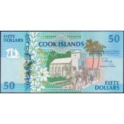 Cook (îles) - Pick 10a - 50 dollars - Série AAA - 1992 - Etat : NEUF