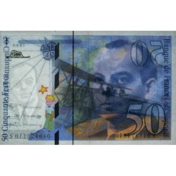 F 72-02 - 1993 - 50 francs - Saint-Exupéry - Série S - Etat : SUP+
