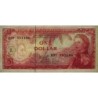 Caraïbes Est - Sainte Lucie - Pick 13l - 1 dollar - Série B97 - 1987 - Etat : TTB