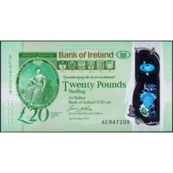 Irlande du Nord - Bank of Ireland - Pick 92 - 20 pounds - Série AE - 31/05/2017 - Etat : NEUF