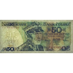 Pologne - Pick 142c_1 - 50 zlotych - Série FS - 01/06/1986 - Etat : pr.NEUF