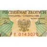 Pologne - Pick 142c_1 - 50 zlotych - Série FY - 01/06/1986 - Etat : NEUF