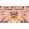 Pologne - Pick 143d - 100 zlotych - Série LK - 01/06/1982 - Etat : NEUF