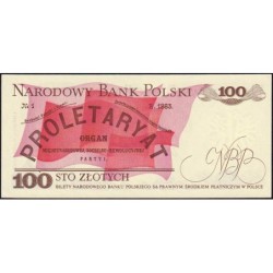 Pologne - Pick 143e_1 - 100 zlotych - Série NG - 01/06/1986 - Etat : NEUF