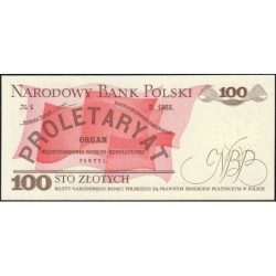 Pologne - Pick 143e_2 - 100 zlotych - Série TH - 01/12/1988 - Etat : NEUF