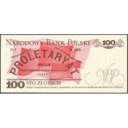 Pologne - Pick 143e_2 - 100 zlotych - Série TN - 01/12/1988 - Etat : pr.NEUF