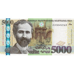Arménie - Pick 56 - 5'000 dram - 2012 - Etat : NEUF