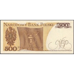 Pologne - Pick 145d - 500 zlotych - Série DK - 01/06/1982 - Etat : NEUF