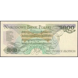 Pologne - Pick 150a_2 - 5'000 zlotych - Série BW - 01/06/1982 - Etat : NEUF