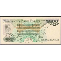 Pologne - Pick 150a_2 - 5'000 zlotych - Série CD - 01/06/1982 - Etat : NEUF