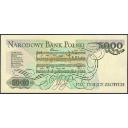 Pologne - Pick 150c - 5'000 zlotych - Série CS - 01/12/1988 - Etat : NEUF