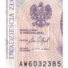 Pologne - Pick 184b - 20 zlotych - Série AW - 15/09/2016 - Etat : TTB+