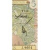 AOF - Pick 25_3 - 5 Francs - Série J.9604 - 06/05/1942 - Etat : TTB+