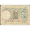 AOF - Pick 25_4 - 5 Francs - Série F.10545 - 15/06/1942 - Etat : B+