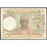 AOF - Pick 26 - 5 Francs - Série H.13296 - 02/03/1943 - Etat : TTB