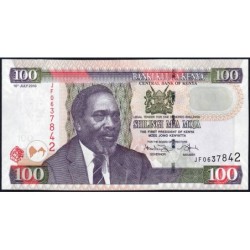 Kenya - Pick 48e - 100 shillings - Série JF - 16/07/2010 - Etat : .NEUF