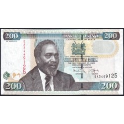 Kenya - Pick 49e - 200 shillings - Série EA - 16/07/2010 - Etat : NEUF