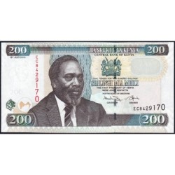Kenya - Pick 49e - 200 shillings - Série EC - 16/07/2010 - Etat : NEUF