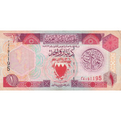 Bahrain - Pick 13 - 1 dinar - 1973 (1993) - Etat : TTB