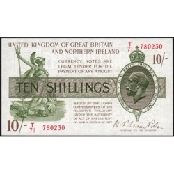 Royaume-Uni - Pick 360 - 10 shillings - Série T/71 - 1927 - Etat : SUP+ à SPL