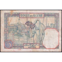 Algérie - Pick 77b - 5 francs - Série J.5339 - 23/07/1941 - Etat : TB