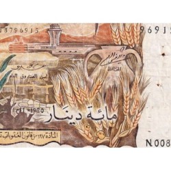 Algérie - Pick 128a - 100 dinars - Série N.008 - 01/11/1970 - Etat : TB
