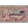 Régence de Tunis - Pick 56 - 2 francs - Série F - 15/07/1943 - Etat : B+