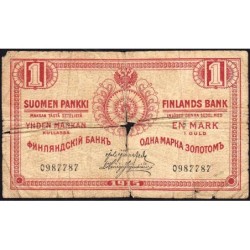 Finlande - Pick 16a_4 - 1 markan kullassa - Sans série - 1915 - Etat : AB