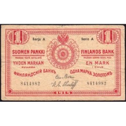 Finlande - Pick 16b_2 - 1 markan kullassa - Série A - 1915 - Etat : TB-