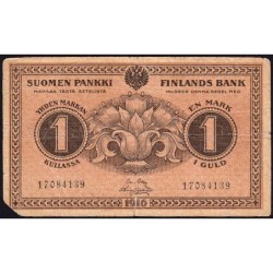 Finlande - Pick 19_1 - 1 markan kullassa - 1916 - Etat : AB