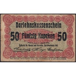 Allemagne - Emission de Posen (Pologne) - Pick R 121d - 50 kopeken - 17/04/1916 - Etat : TB