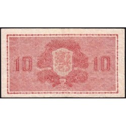 Finlande - Pick 85_2 - 10 markkaa - Litt. B - Série D - 1945 (1948) - Etat : TB-
