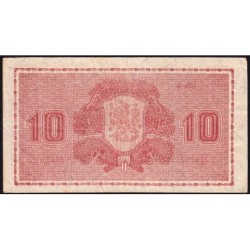 Finlande - Pick 85_2 - 10 markkaa - Litt. B - Série N - 1945 (1948) - Etat : TB