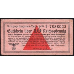 Allemagne - Camp de prisonniers WW2 - 10 reichspfennig - Série 4 - 1939/1940 - Etat : TB+