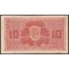 Finlande - Pick 85_22 - 10 markkaa - Litt. B - Série N - 1945 (1948) - Etat : B+