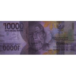 Indonésie - Pick 157d - 10'000 rupiah - Série DGQ - 2016/2019 - Etat : NEUF
