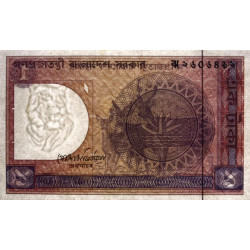 Bangladesh - Pick 6Ba_4 - 1 taka - Série ঝ - 06/1988 - Etat : SPL