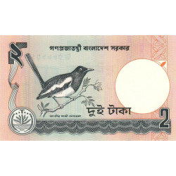 Bangladesh - Pick 6Ca_2 - 2 taka - Série জ - 12/1989 - Etat : NEUF