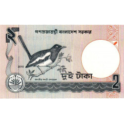 Bangladesh - Pick 6Cn - 2 taka - Série ট গ - 2010 - Etat : NEUF
