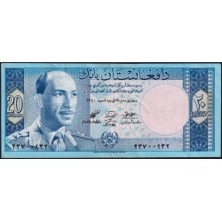 Afghanistan - Pick 38 - 20 afghanis - Sans série - 1961 - Etat : TTB+
