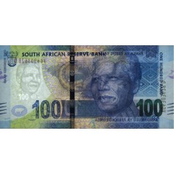 Afrique du Sud - Pick 141b - 100 rand - Série VG D - 2015 - Etat : NEUF