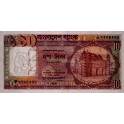 Bangladesh - Pick 26c_3 - 10 taka - Série ড - 12/1996 - Etat : NEUF
