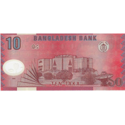 Bangladesh - Pick 35 - 10 taka - Série অ উ - 2000 - Polymère - Etat : NEUF