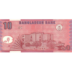 Bangladesh - Pick 39d - 10 taka - Série জ ছ - 2005 - Etat : NEUF
