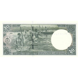 Bangladesh - Pick 40a - 20 taka - Série গ ন - 2002 - Etat : NEUF