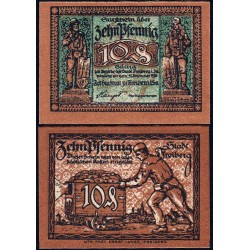 Allemagne - Notgeld - Freiberg - 10 pfennig - 1920 - Etat : NEUF