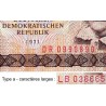 Allemagne RDA - Pick 28b - 10 mark der DDR - 1971 (1985) - Série DR - Etat : TTB
