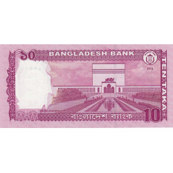 Bangladesh - Pick 54a - 10 taka - 2012 - Etat : NEUF