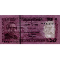 Bangladesh - Pick 54a - 10 taka - Série ক খ - 2012 - Etat : NEUF